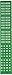 Brady 7150-3C Self-Sticking Vinyl Pipe Marker, B-946, 2 1/4" Height X 2 3/4" Width, White On Green Pressure Sensitive Vinyl, Legend "House Vacuum"