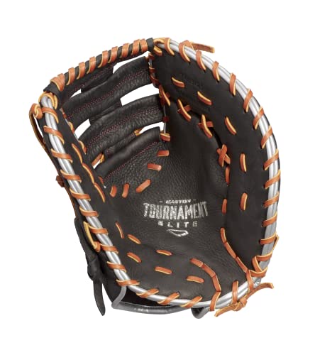 Easton | Tournament Elite Baseball First Base Mitt | Single Post Double Bar Web | 12.5" | Right Hand Throw #TOP2