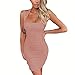 Produktbild Saoye Fashion Neckholder Kleider Frauen Reizvolle Paket Hüfte Plissee Minikleid Normallacks Schulterfrei Fiesta Kleidung Mode Cocktail Partei Sommerkleid Schlank Hübsch Trendy Partykleid Sommer