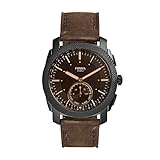 Fossil Fossil MACHINE Reloj híbrido, 45 mm, ancho de correa 24 mm