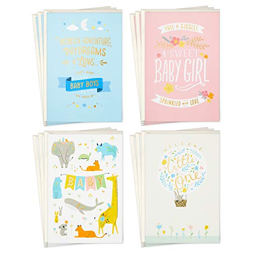 Cartes avec enveloppes Hallmark de 12 pièces pour fêtes enfants