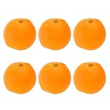 WASTEBIN 6 piezas de frutas artificiales de simulación de frutas artificiales para decoración de fiestas de cocina, 24 tipos de frutas
