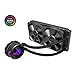 ASUS ROG STRIX LC 240 Cooler CPU All-in-One ROG con Illuminazione Addressable RGB, Aura Sync, Rivestimento Pompa NCVM e Ventola del Radiatore ROG 120 mm, Black