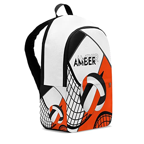 Volleyball Black Orange Bag Nylon Waterproof Shoulder Bag Laptop Bags2