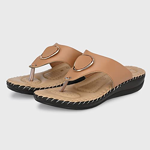 Image of Centrino Women's Thong Comfortable Ortho Care Ladies | Fashion Wear Sandal & Chappal | Soft Cushioned for More Comfort (7902)