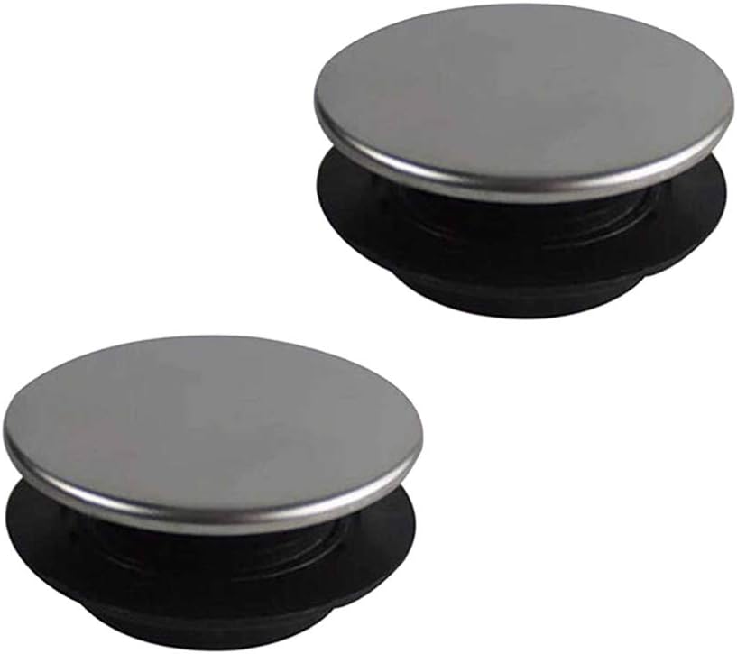 Operitacx 2pcs Stainless Steel Faucet Cover Sink Hole Cover for Kitchen Easy to Install Leakproof Decorative for 31-40mm Holes