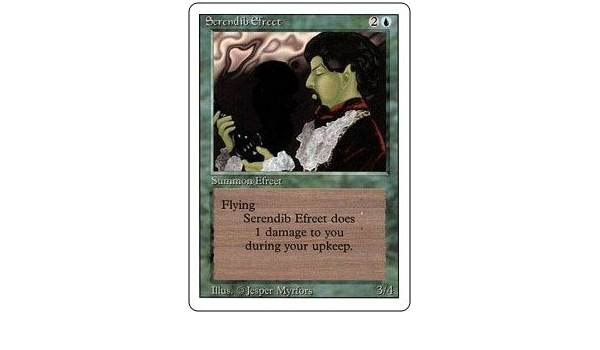 通販 人気】 初版foil MTG 4枚 Serendib MMR Efreet 春のコレクション