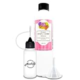 Art Glitter Glue - Designer Dries Clear Adhesive - 8oz Refill Bundled with Moshify 20mL Applicator B
