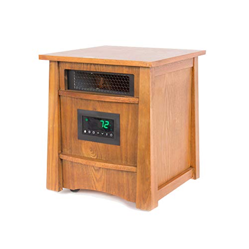 Lifesmart Lifepro Corp Lifelux Series Ultimate 8 Element Extra Large Room Infrared Deluxe Wood Cabinet & Remote #TOP5