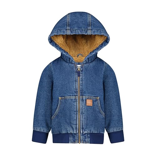 Image of LONDON FOG Boys' Hooded Sherpa-Lined Bomber Jacket