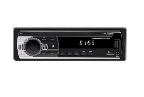 Estock1speed Autoradio 1 DIN con Radio FM, Doppia Porta USB,