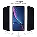 UPTOU Privacy Screen Protector for iPhone 11Pro Max,iPhone XS Max,Anti Spy Tempered Glass,Anti Scratch,Case Friendly[6.5-Inch,2-Pack]