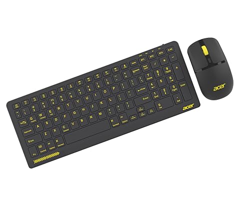 Image of Acer ZenKeys Duo Wireless Keyboard & Mouse Combo | 2.4 GHz + Bluetooth | Rechargeable 500 mAh Type-C | 99-Key Silent Keyboard | 1600 DPI Optical Mouse | 10m Range | Windows /macOS /Linux Compatible