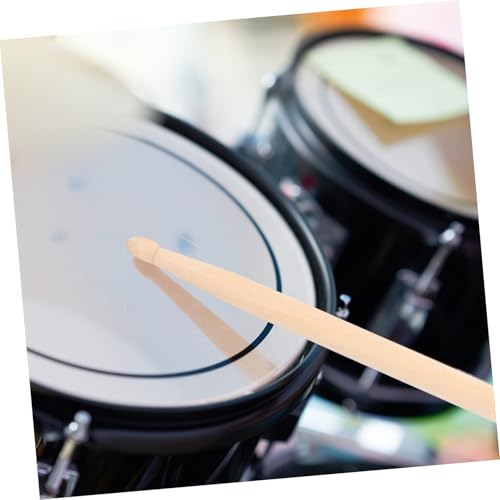 Baquetas de madera TOYANDONA, 2 pares, para batería acústica y jazz, construcción confiable de arce, ideales para principiantes y todos los niveles, varillas rítmicas con acabado liso para un manejo cómodo miniatura 4