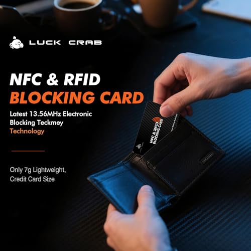 RFID Blocking Cards 2 Pack – Slim SafeCard NFC Wallet Protector for Contactless Credit/Debit Cards & Passports – Anti-Theft RFID Shield for Identity & Data Protection2
