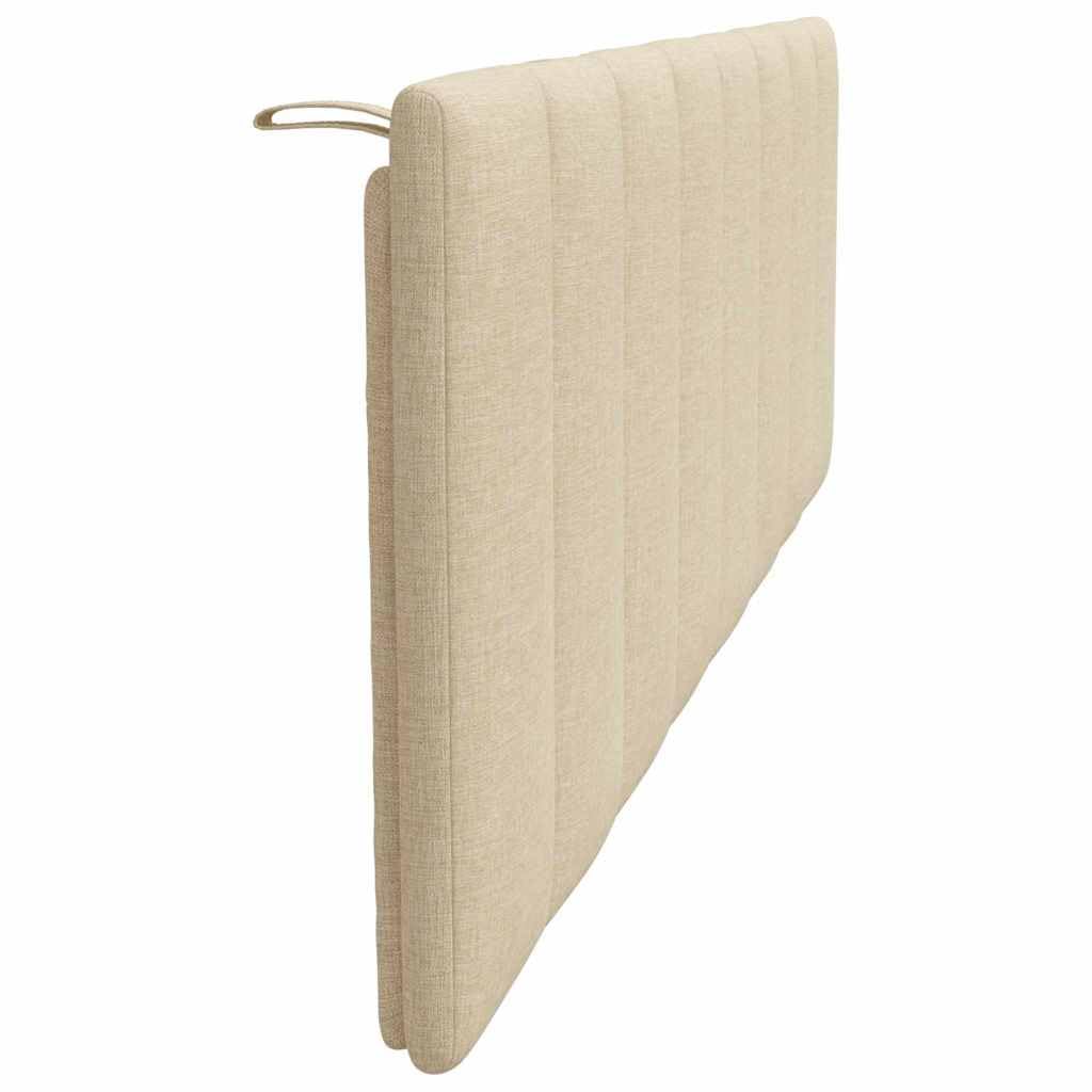 vidaXL Poduszka na wezgłowie, Hanko, kremowa, 160 cm, tkanina