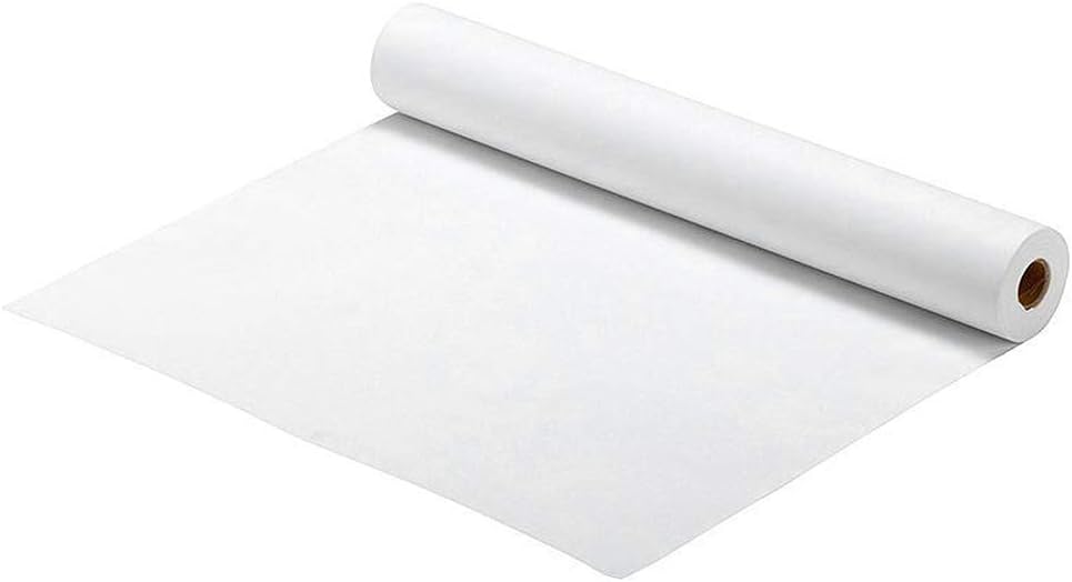 Art Paper Roll Drawing Paper Roll Kids Art Easel Paper Art Painting Paper Roll for Paints, Wall Art, Easel - 5m x 0.45m (White)