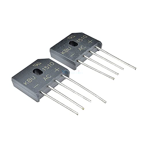 5PCS/lot Diode Bridge Rectifier KBU1510 DIP KBU-1510 15A 1000V Ponte Retificador Electronica Componentes KBU 1510