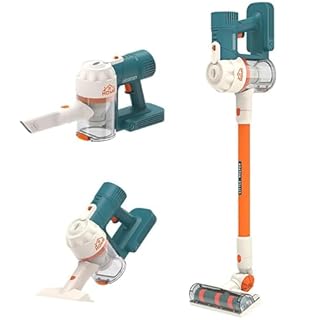 Kids Vacuum That Really Works, Toddler Cleaning Set, 3-In-1 Kids Vacuum That Really Works, Realistic Cordless Cleaning Toy Set, Fun Toddler With Working Suction For Toddlers 3+