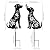 dreamskip Dog Metal Decorative Garden Stakes, Dachshund Unique Gifts for Dog Lovers, Garden Decor for Outside, Yard Art, Patio, Outdoor Decor, Garden Decorations, Lawn Ornaments (2 Pack)