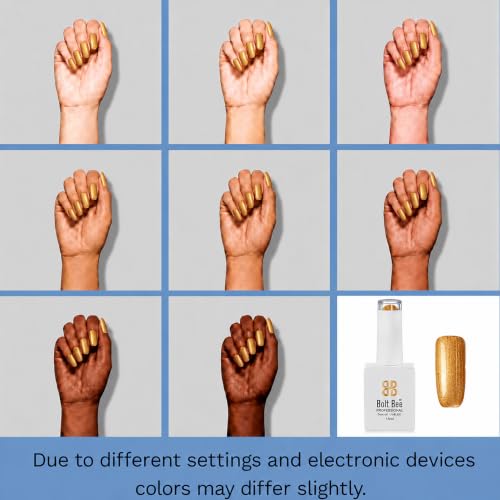 Image of BOLT BEE 15ML Gel Nail Polish 1Pc Clear Pink Glitter Nail Polish Soak Off UV LED Nail Gel Polish Nail Art Starter Manicure Salon DIY at Home, 0.5 OZ (1) (94)
