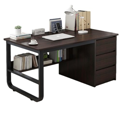 �@�l�l���� �В��f�X�N �В��� �����f�X�N �L�X�Ƃ����f�X�N�g�b�v �����o���t�����[�L���r�l�b�g�����E �G�O�[�N�e�B�u�f�X�N ��c�p�e�[�u�� U���^�|�r�t���[���N���X�v���[�g�⋭ ���萫�Ƒϋv���� (100x50x74cm,�u���b�N�E�H���i�b�g)