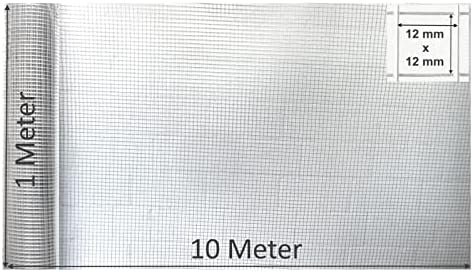 EXCOLO Volierendraht 25m - Verzinkter Gitterdraht Für Kleintiere