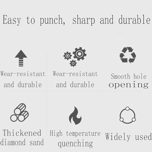 Diamond Core Drill Bits Set, 2 in 1 Hexagonal Shank Brazing Dry Drilling Specialized Hole Opener, 6/8/10/12mm Diamond Drill Bits Set for Porcelain,for Drilling on Porcelain, Ceramic, Glass 3 Diamond Core Drill Bits Set, 2 in 1 Hexagonal Shank Brazing Dry Drilling Specialized Hole Opener, 6/8/10/12mm Diamond Drill Bits Set for Porcelain,for Drilling on Porcelain, Ceramic, Glass - Image 3