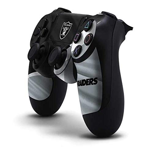 Skinit Decal Gaming Skin Compatible with PS4 Controller - Officially Licensed NFL Las Vegas Raiders Design