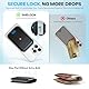 SHIELDON für MagSafe Echtleder Geldbörse, Magnetische Wallet [Ständer] [RFID Blocker] [ID-Fenster] [Kartenfächern] Kompatibel mit iPhone 16/15/14/13/12 Serie, Nicht für Mini- Retro Schwarz