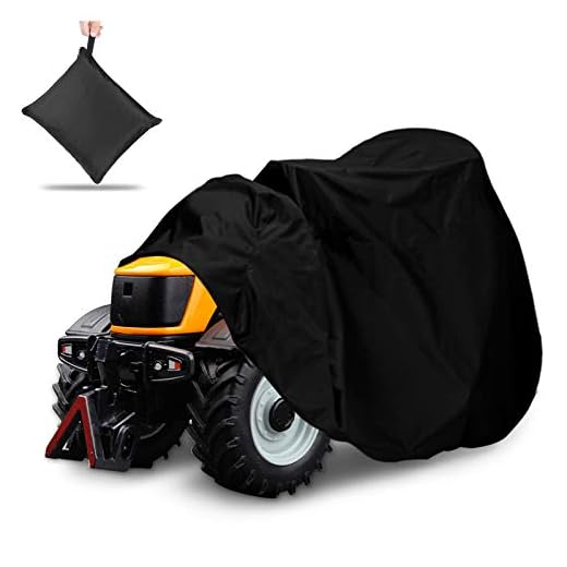 NASUM Outdoors Lawn Mower Cover -Tractor Cover Fits Decks up to 54", 420D Riding Lawn Mower Cover, Protection Universal Fit for Your Ride-On Garden Tractor, with Drawstring & Storage Bag(72x54x46in)…