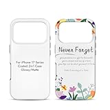 LIPUDAS 2pcs 2-in-1 Magnetic Sublimation Blank 3D Film Phone Case for iPhone 17/17 Air/17 Pro/17 Max, DIY Heat Press Rubber Protective Cover with Glossy & Matte Dual Coating (Glossy,iPhone17 Air)