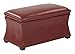 OSP Home Furnishings AVE SIX Hourglass Storage Ottoman, Morgan Noah Windsor