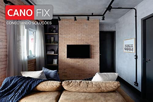 5 Pipe Clamp Clips Pipe Hangers Clamps Holder Pipe Support Plastic Tubing Clamps Hangers Water Pipe Support Clamp Clips Socket (Small, Black), Cano Fix #TOP2