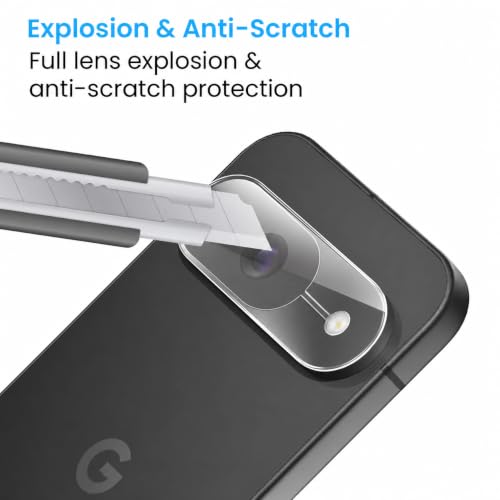Image of FIRST MART Camera Lens Protector for Google Pixel 9 | 9H Tempered Glass, HD Clear, Scratch Resistant, Anti-Fingerprint, Case-Friendly | Crystal Clear, Pack of 1