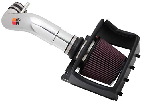 K&N Cold Air Intake Kit: High Performance, Guaranteed to Increase Horsepower: 2011-2014 Ford F150, 5.0L V8, 77-2581KP, Multi