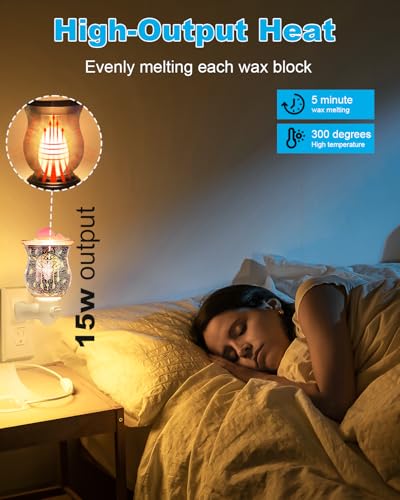 Image of OuuKoo Salt Lamp Bulbs - 15 Watt Light Bulbs for Scentsy Wax Warmer - C7 Replacement Bulbs for Plug in Wax Diffuser- Warmwhite - Dimmable,15 Packs