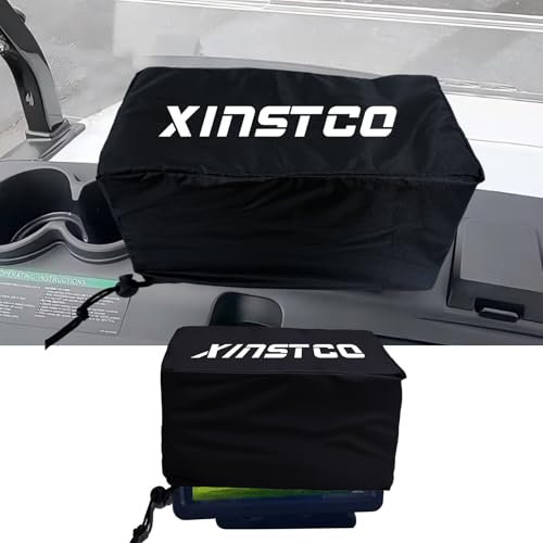 XINSTCO Waterproof Golf Cart Touchscreen Cover with Drawstring, Oxford Fabric
