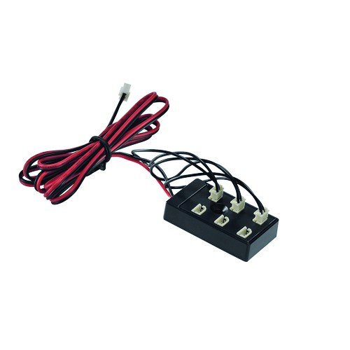 Preisvergleich Produktbild Steckerleiste MULTIWAY CONNECTOR, 6 Ausgänge, schwarz, max. 700mA
