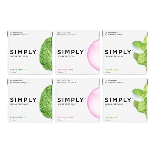 SIMPLY Gum | Dental Gum | Xylitol Chewing Gum-...