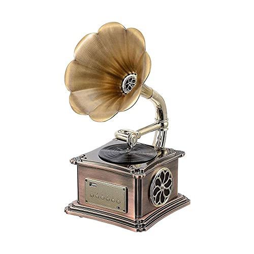 Tourne-Disque, Boîte à Musique Gramophone Fonction Bluetooth Rétro, Trompette Platine Vinyle Vintage avec Flash USB Intégré Dr Interesting Life - Les Beatles, Paul McCartney, John Lennon, RIngo Starr, George Harrison Tourne-Disque, Boîte à Musique Gramophone Fonction Bluetooth Rétro, Trompette Platine Vinyle Vintage avec Flash USB Intégré Dr Interesting Life – Image 3