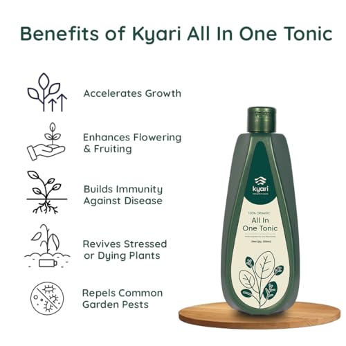 Image of Kyari All-in-One Plant Tonic 250 ml Organic Liquid Fertilizer for Healthier Plants
