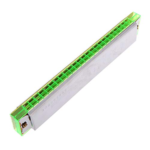 Harmonica buccale enfant 24 trous Melody métal réutilisable harmonica plastique vert et design pratique - Les Beatles, Paul McCartney, John Lennon, RIngo Starr, George Harrison Harmonica buccale enfant 24 trous Melody métal réutilisable harmonica plastique vert et design pratique – Image 3