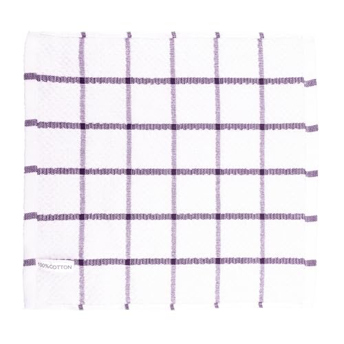 Toallas de microfibra de absorción rápida, trapos y paños de secado de platos de algodón, paños de cocina suaves, paños de cocina, paños de microfibra para limpiar (morado, A)