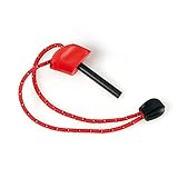Light my Fire Replacement Swedish FireSteel Fire Starter for FireKnife, Red
