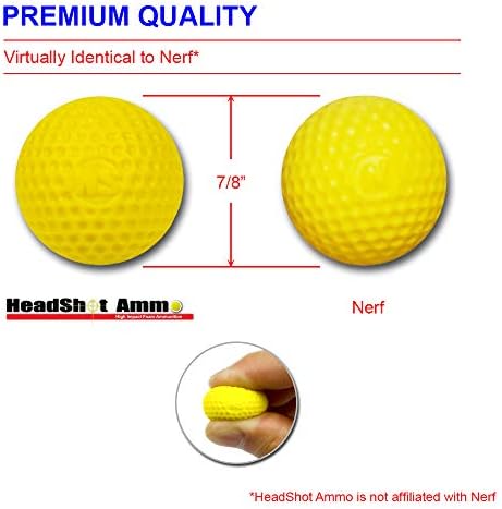 HeadShot Ammo Foam Balls for Toy Gun 