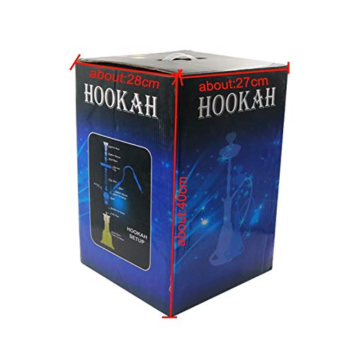 HUANGRONG 1pc Neuer Beruf Qualitäts-großer Huka Shisha-Set mit Silikon Shisha Schlauch Aluminiumlegierung Chicha… – Bild 7