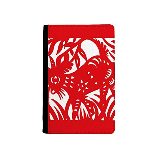 Porte-passeport mouton en papier découpé style classique chic