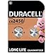 Piles Boutons Au Lithium Duracell Spéciales 2450 3 v, Lot De 2 (Dl2450/Cr2450), Conçues pour Une Utilisation dans Les Porte-Clés, Balances Et Dispositifs Portables Et Médicaux