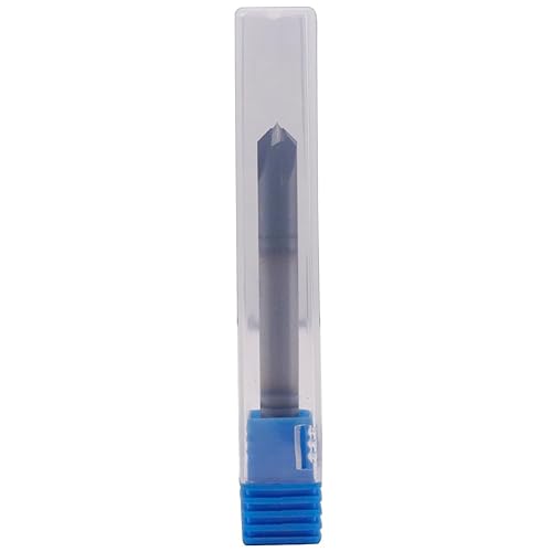 Miniatura 7 de BestParts Fresa de extremo de carburo sólido de alto rendimiento, fresadora de chaflán - extremo doble - recubierto AlTiN, 4 flautas, ángulo de